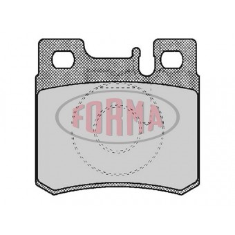 Fren Balatası W210 Arka; Çift Pim 200>300